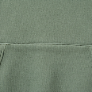 Sweat à capuche vert surdimensionné avec poche kangourou, en coton doux, streetwear décontracté pour homme, à porter au quotidien, chaud pour l'hiver - Product Image 2
