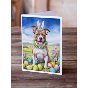 A7แปลกๆขนาด5x7ใหม่พนักงานเชียร์บูลเทอร์เรียอีสเตอร์ไข่ล่ากระดาษโน้ตการ์ดเปล่าแพ็ค8ซอง - Product Image 2