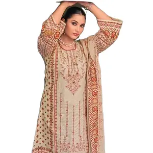 Pakistani Salwar Kameezanzug Stickerei indische und pakistanische Kleidung Damenkleidung Salwar Kameez-Anzug Party-Bekleidung indische Hochzeit