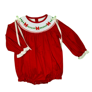 Ropa infantil bordada de 5 a 9 días de entrega, de 3 meses a 10 años, con volantes, manga larga, lazo, tela con estampado personalizado para bebés y niños pequeños - Product Image 2