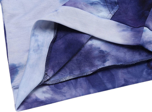 Sweat-shirt en coton respirant de haute qualité pour femme, style décontracté, classique et élégant, idéal pour le quotidien, avec motif tie-dye. - Product Image 6