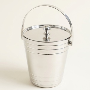 Hot Sale Modern Stainless Steel Ice Bucket Double Wall Vacuum Insulated Champagne Wine <b>Chiller</b> With Lid And Portable Handle - Product Image 4