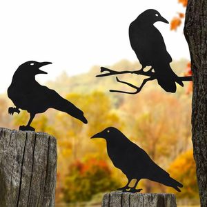 Adornos de hierro para jardín de Halloween, diseñados para narrativas visuales de terror en exteriores durante exhibiciones nocturnas de otoño - Product Image 2