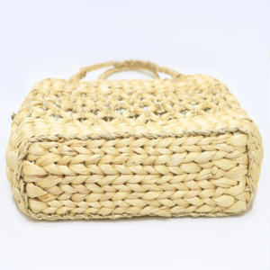 Paniers faits à la main et sac à main tissé de l'usine Artex Dong Thap Artisanat de jacinthe d'eau en jonc de mer naturel du Vietnam pour les pique-niques - Product Image 3