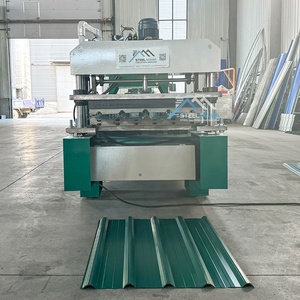 스리랑카 공장 직접 판매 맞춤형 <span class=keywords><strong>750</strong></span> IBR 사다리꼴 루핑 시트 롤 성형 기계 - Product Image 2