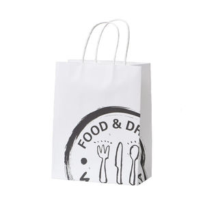 Bolsas de Papel Kraft Marrón con Logotipo Personalizado, Ecológicas, Impresas en Offset, para Comida para Llevar, para Restaurantes y Supermercados - Product Image 4