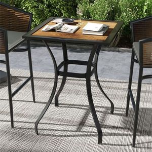 Tavolino da Caffè in Rattan, Elegante Arredo da Giardino per Vivere All'Aperto - Product Image 6
