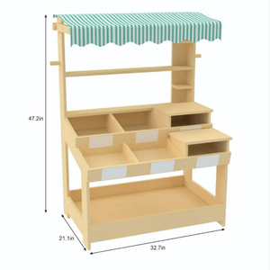 Juguete de Madera Natural Ecológico y Sostenible, Juego de Imitación de Mercado de Frutas y Verduras para Niños, Juego de Roles, Venta al por Mayor en Vietnam - Product Image 3