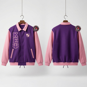 Kapa Epsilon Psi Sororirty bordado mujeres entrenadores chaquetas | KEY Sorority bordado señoras estilo personalizado línea chaqueta - Product Image 1