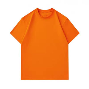 Camiseta Casual de Manga Corta para Hombre, Cuello Redondo, Corte Regular, Color Azul Claro, 100% Algodón Jersey, Tejido Liso Teñido - Product Image 2