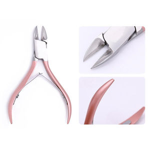 Stainless Steel Curved Cuticle Nippers with Wide Jaw Opening for Finger Pedicure & Manicure - Product Image 3