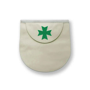 Tablier de Maître Maçon Personnalisé avec Nom, Style Antique, Tablier Maçonnique Brodé Bleu et Argent, Tablier de Loge - Product Image 1