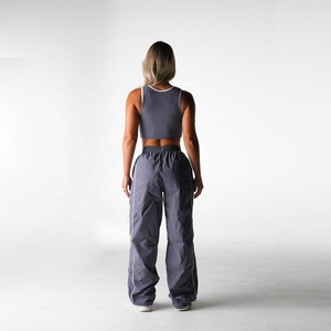 Pantalones Cargo Grises Personalizados para Hombre y Mujer – Cómodos, Cintura Ajustable, Ligeros, Venta al por Mayor, Pantalones y Trajes para Hombre de EE. UU. - Product Image 2