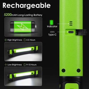 Barre lumineuse de travail LED rechargeable, lampe d'inspection pliable et portable réglable pour la réparation automobile - Product Image 6