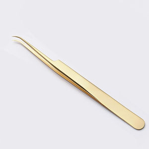 Pince à épiler fine en acier inoxydable avec poignée en fibre, pour travaux de précision des cils, haute performance, antistatique, durable, pointe fine, qualité A+ - Product Image 6