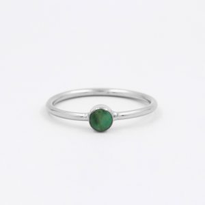 Top Grade Emerald Gold Engagement <b>Dainty</b> Woman's <b>Ring</b> Gold Filled Wedding Sterling <b>Silver</b> Natural Stone At Best Price - Product Image 1
