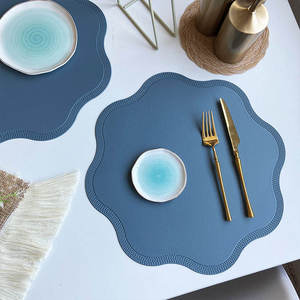 Elegant Luxury Faux PU Leather <b>Placemat</b> Wipeable Reusable Handmade Festive Events Home High Quality Customized Colour <b>Rectangle</b> - Product Image 6