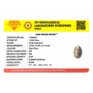 Loose Pyrite Gemstone 7.7 Carat Certified Natural High Quality Wholesale - Product Image 4