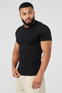 <b>Men's</b> for Long Sleeve <b>Compression</b> Jersey <b>Shirt</b> 320g Quick Dry Slim Fit Sporty O-Neck Knitted T-<b>Shirt</b> - Product Image 4