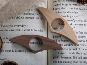 Finger Ring Reader Support <b>Book</b> Finger Holder Wooden - Product Image 3
