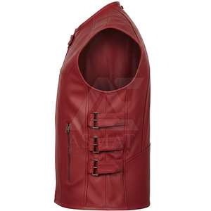 Chaleco de Motocicleta de Cuero para Hombre de Alta Calidad, Precio al por Mayor, Buen Material, Chaleco de Motocicleta 2026 - Product Image 3