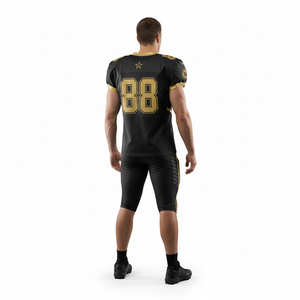 Uniforme de Fútbol Americano Elite, Personalizable con Logotipo en Color, Conjunto de Jersey Sublimado, Cómodo, Transpirable y de Secado Rápido, Uniformes de Equipo - Product Image 3