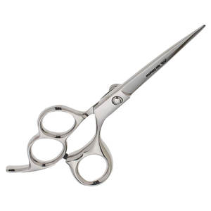 Tijeras profesionales de corte de pelo de peluquero de acero inoxidable de 6 pulgadas, borde de afeitar, tornillo de tensión de ajuste fino Manual alto - Product Image 5