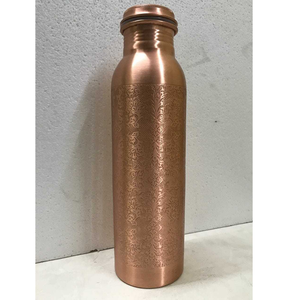 Bouteille en cuivre sur mesure, tailles personnalisées et prix abordable, bouteille d'eau en cuivre faite à la main, en vente - Product Image 1