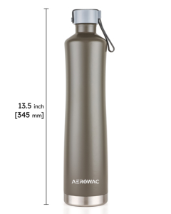 Cantimplora portátil de acero inoxidable con tecnología de aislamiento térmico para montañismo, ciclismo, trabajo, viajes y fitness. - Product Image 5