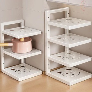 High Quality Storage Rack Holder with Multi Level <b>Shelves</b> for Organized and Clutter Free Storage Spaces - Product Image 2