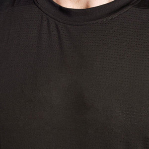 Débardeur noir sans manches pour homme, col rond, tricoté en polyester, couleur unie, respirant, coupe décontractée et sportive, idéal pour l'entraînement - Product Image 5