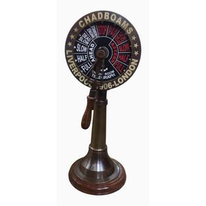 Handmade Polished & <b>Antique</b> Finish <b>Brass</b> Ship's Engine Telegraph Gift Sets Vintage Decoration Modern Home Nautical Supplies - Product Image 5
