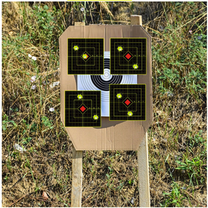 Autocollants de cibles de tir jaunes en rouleau, cibles à effet éclaboussant pour l'entraînement professionnel Dericsson, 100 feuilles/rouleau, 6 pouces, fluorescents - Product Image 6