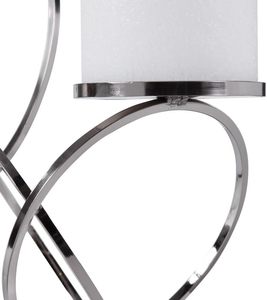 Wide Polished Nickel Pillar Candle Holder Elegant Modern Metal Candle <b>Stand</b> for Home Decor - Product Image 3