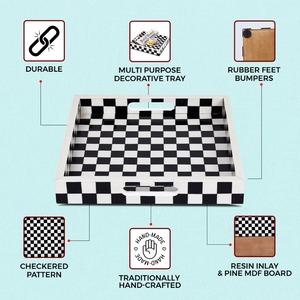 Bone Inlay <b>Vanity</b> Tray Luxury Organizer for Bathroom and Bedroom - Product Image 2