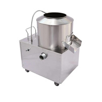 Multifunctionele Food Grade Roestvrijstalen Groente Fruit Schiller Aardappel Schilmachine 30-80kg/u Capaciteit 220V Hoge Efficiëntie