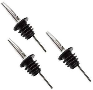 ¡Gran Demanda! Oferta: Vertedor de Silicona y Acero Inoxidable para Botellas de Aceite, Vinagre, Vino y Licores - Accesorios de Bar - Product Image 1