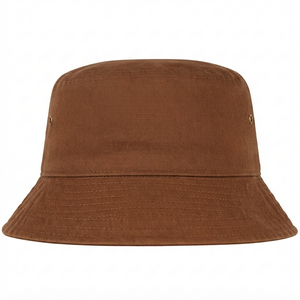 Chapeau Bob Unisexe Blanc en Toile de Polyester de Haute Qualité pour Enfants, Couleur Unie, Style Décontracté, Idéal Printemps-Été, Taille Ajustable - Product Image 6