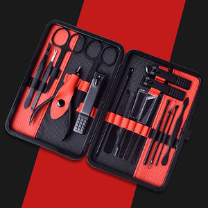 Kit de Manicura de Acero Inoxidable Duradero de Primera Calidad, 7 en 1, Juego Portátil para el Cuidado de las Uñas con Cortaúñas, Tijeras y Lima en Estuche para Adultos - Product Image 5