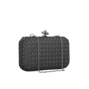Black P24206 Fancy Evening <b>Bag</b> Clutch - Product Image 2