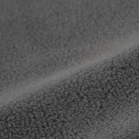Tissu polaire en gros à prix abordable, couleur unie personnalisée et respirant, 280 GSM, polyester teint uni, sur commande