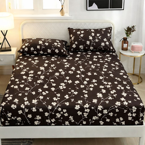 Drap-housse Grand Living Pleasure King |   Ensemble de literie de luxe en coton |   Housse de matelas respirante et douce avec 2 taies d'oreiller - Product Image 1