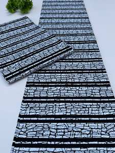 Tissu en Coton Africain Imprimé Wax de Qualité Supérieure 100% Coton en Gros pour Vêtements Traditionnels et Modernes - Product Image 5