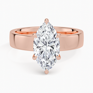 Classic Solitaire Ring Expertly Crafted in 14K Yellow Gold for Timeless Beauty and Lasting Elegance - Product Image 5