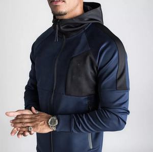 Survêtement d'hiver de haute qualité pour hommes, personnalisable, à capuche avec fermeture éclair complète, en polyester, pour enfants actifs, respirant et écologique - Product Image 2