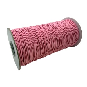 Cordon élastique tressé n°11 orange rose 1,2 mm 288 yards 100 % nylon haute ténacité écologique pour textile de maison - Product Image 3
