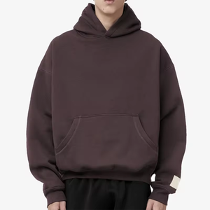 Sweat à capuche surdimensionné personnalisé pour homme, épais et lourd (500 g/m²), en molleton de coton, coupe ample - Product Image 1