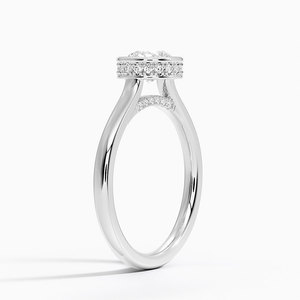 BOJ <b>Ring</b> 024 Round Cut 925 <b>Silver</b> Luna Hidden Halo Diamond <b>Ring</b> 2ct D Color VVS1 Moissanite GRA Certified Low Price <b>Ring</b> Sale - Product Image 2