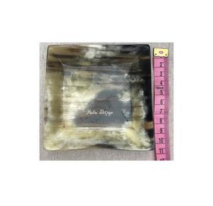 Plateau de service en corne de buffle polie fait main pour salades et fruits, idéal pour les mariages et les réceptions, vente en gros - Product Image 1