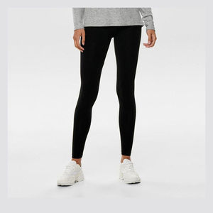 Leggings Negros de Cintura Alta, Largos hasta el Tobillo, de Satén, Tejido Sin Costuras, Transpirables, de Secado Rápido, Ecológicos, Formales, de Color Sólido para Primavera - Product Image 2